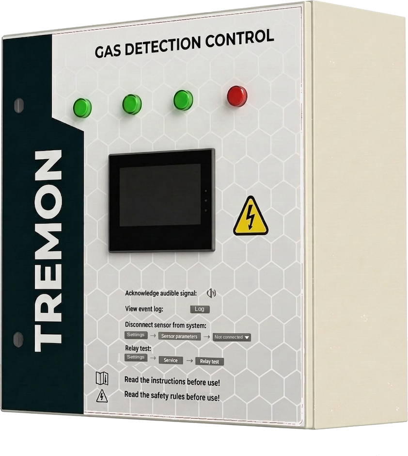 Tremon GDC gas detection controller cabinet